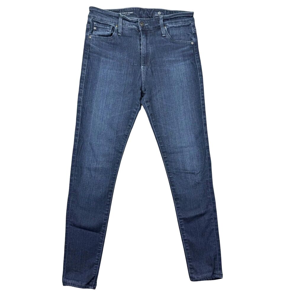 Adriano Goldschmied Jeans Women's 27R Blue High Rise Skinny The Farrah Pants AG